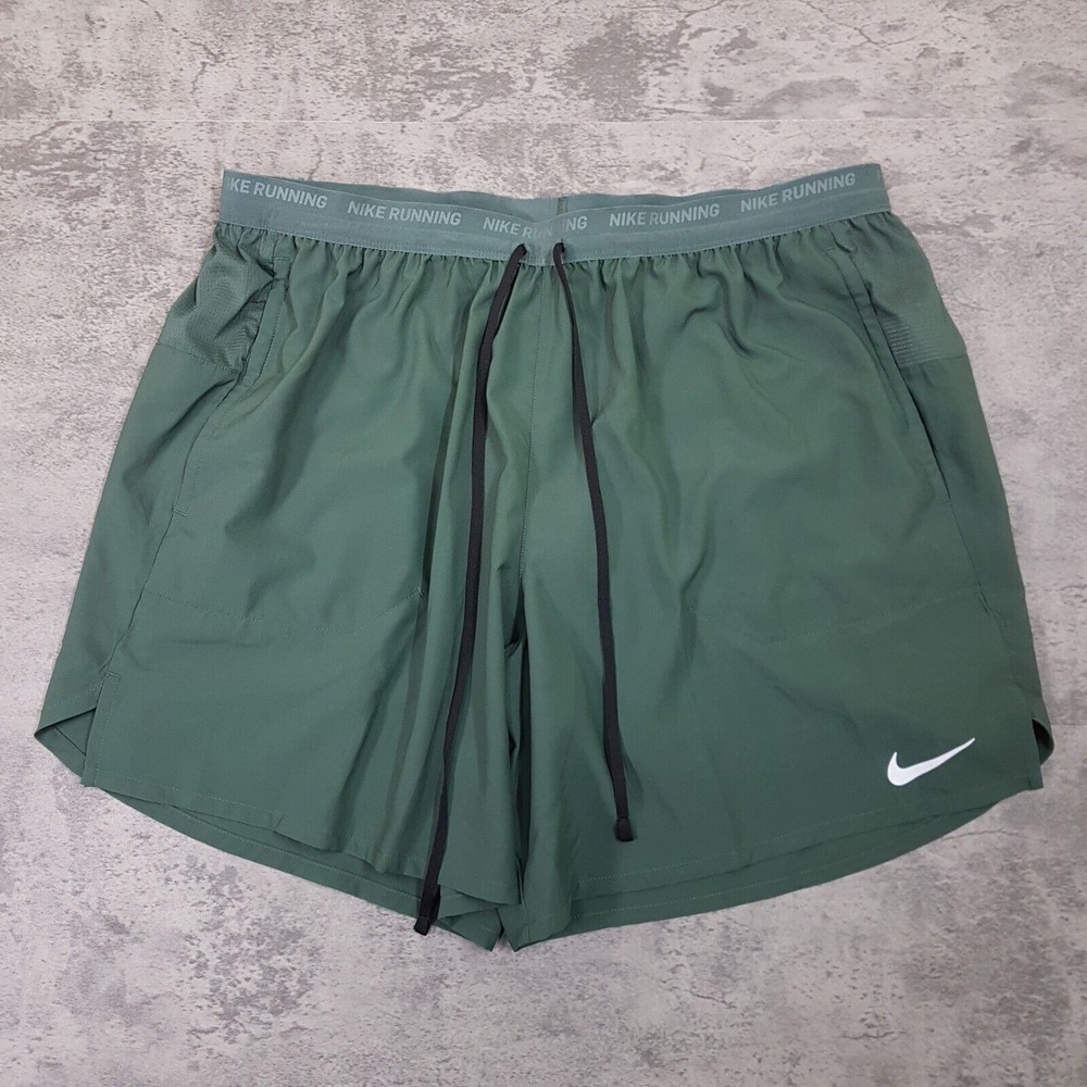 NIKE Dri-Fit Stride 7" 2-in-1 Running Shorts Mens Size 2XL‎ Green